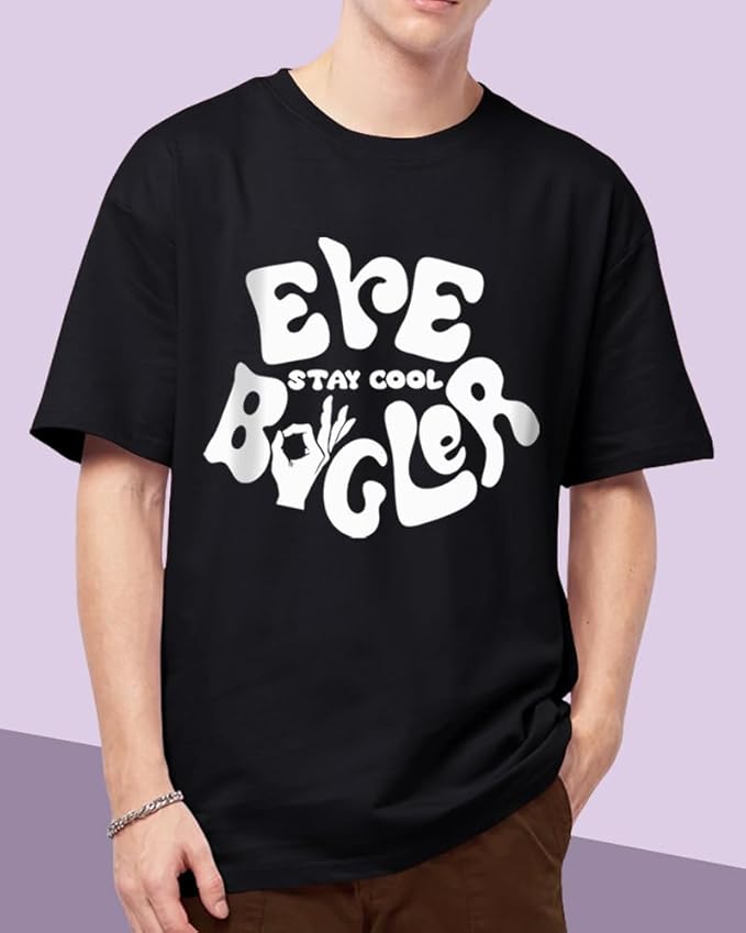 PD Clori Men's "Stay Cool" Graphic Printed T-Shirt – Chill Vibes | Casual Summer Tee