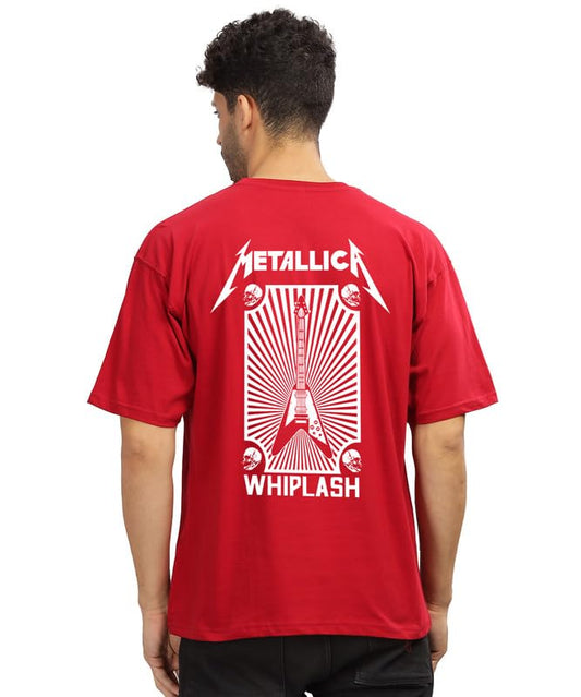 Men’s “Metallica” Rock Band Printed T-Shirt – Iconic Music Vibes Cotton Tee