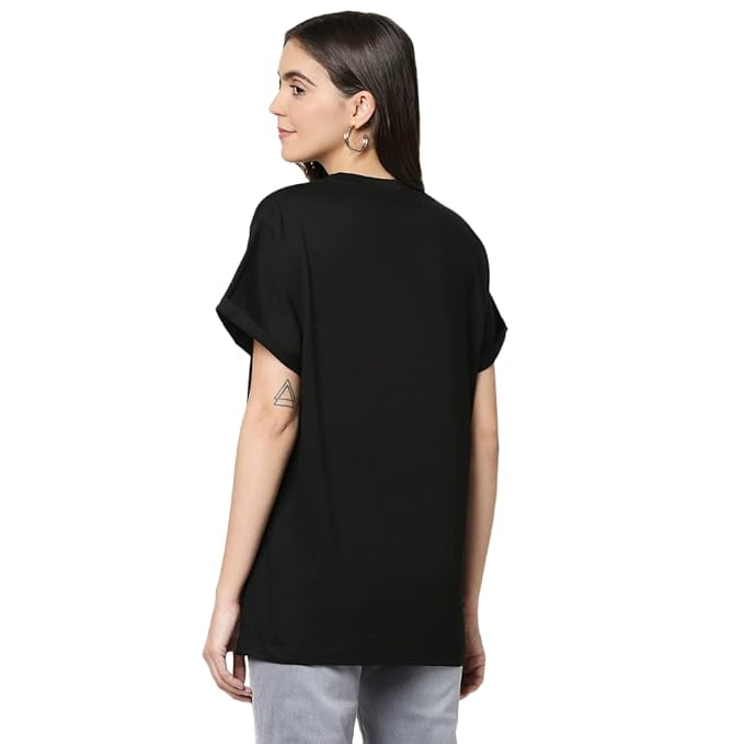 Believe in Yourself Cat Graphic Print Women’s T-Shirt – Inspirational Cotton Casual Tee