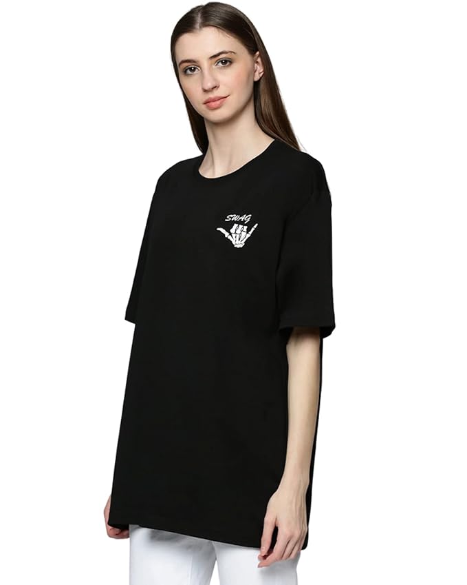 "Stay Cool" Oversized Graphic T-Shirt for Women