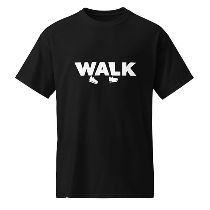 "WALK" Minimal Sneaker Graphic T-Shirt