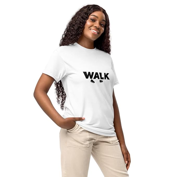 "WALK" Minimal Sneaker Graphic T-Shirt