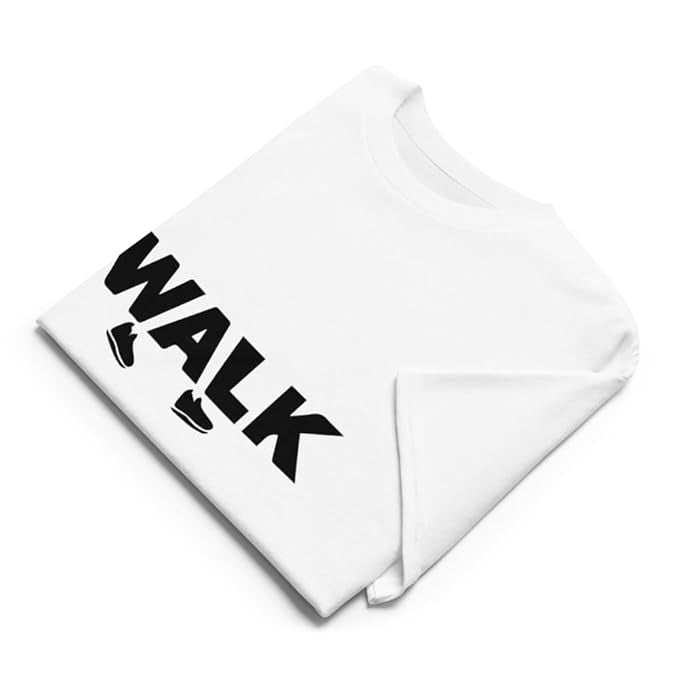 "WALK" Minimal Sneaker Graphic T-Shirt