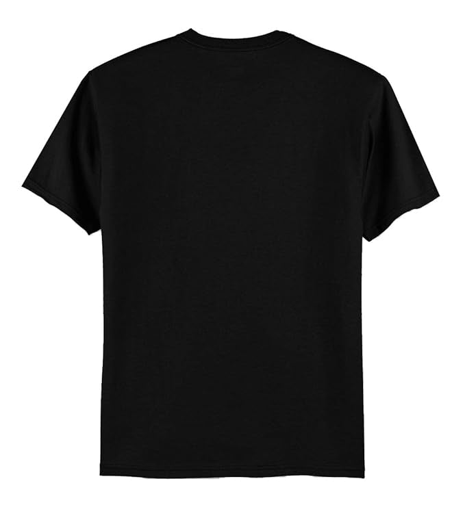 Men's Black Motivational Slogan T-Shirt – "NEVER GIVE UP" Printed Tee