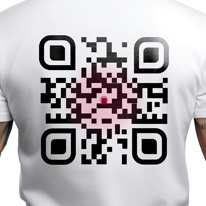 Scan Code Printed T-Shirt – Wear the Code, Share the Message