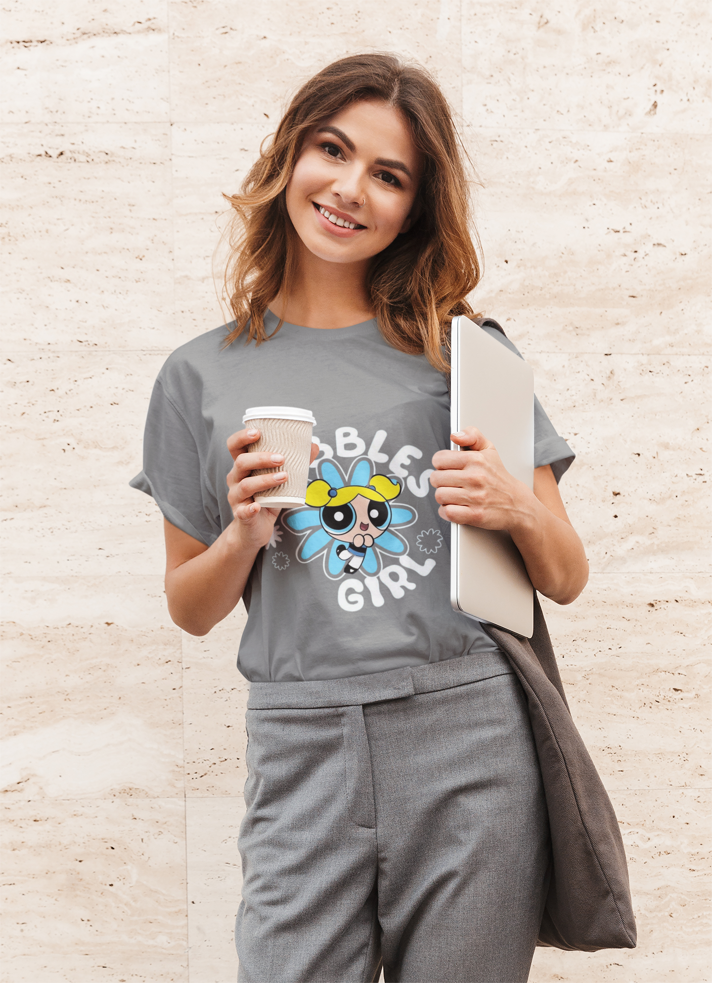 Bubbles Cup Graphic Printed T-Shirt – Cute & Quirky Edition