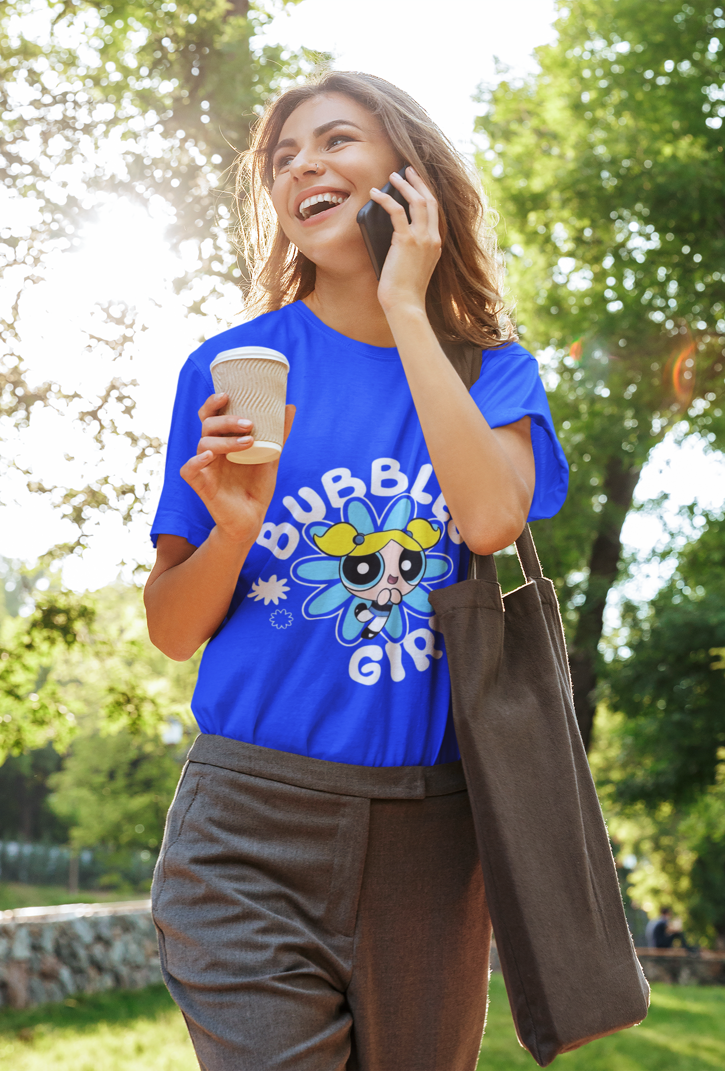 Bubbles Cup Graphic Printed T-Shirt – Cute & Quirky Edition