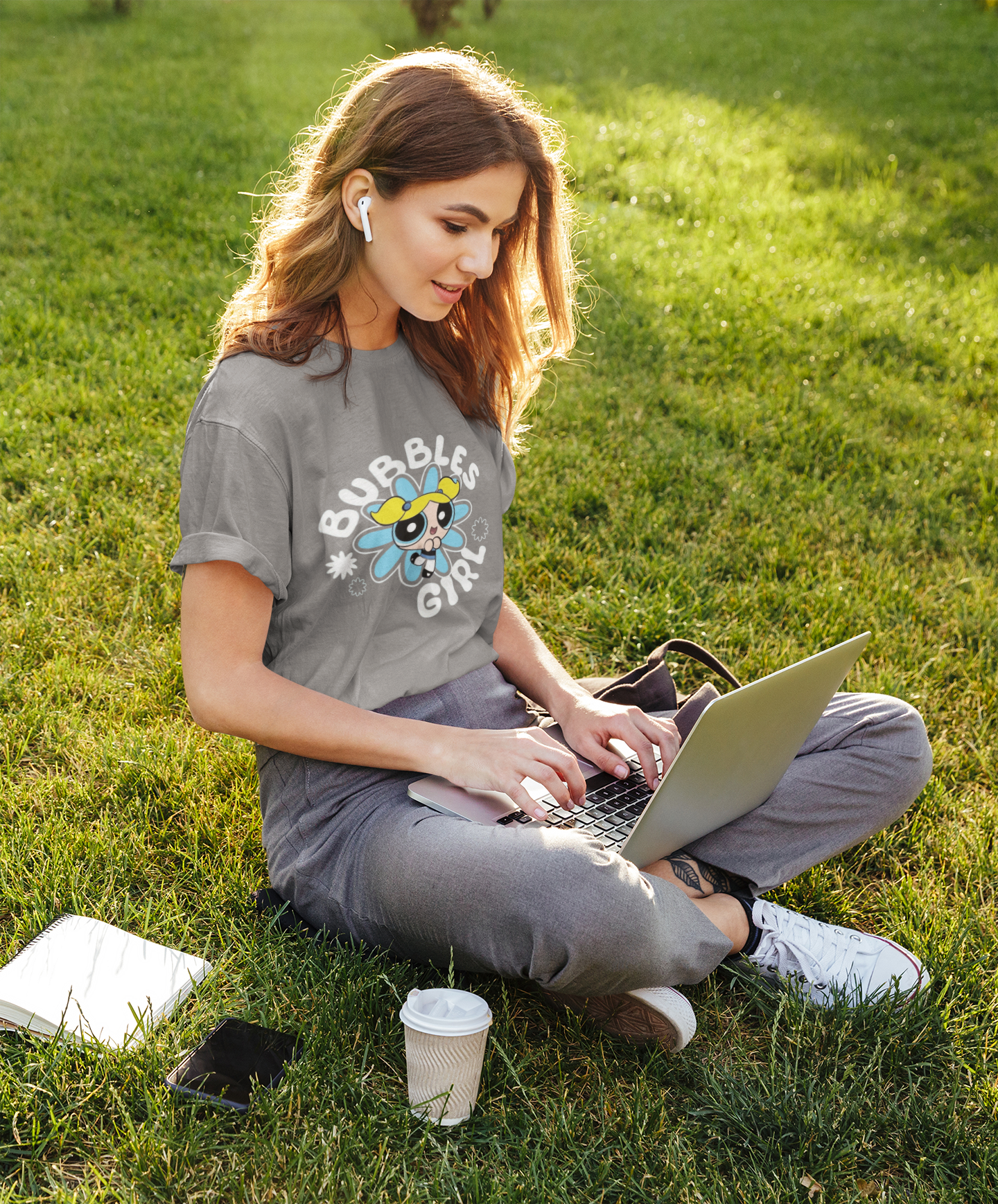Bubbles Cup Graphic Printed T-Shirt – Cute & Quirky Edition