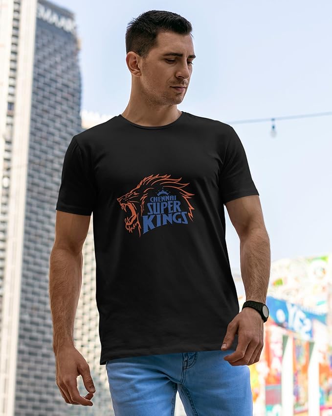 Chennai Super Kings Printed T-Shirt – Roar with the Pride of CSK