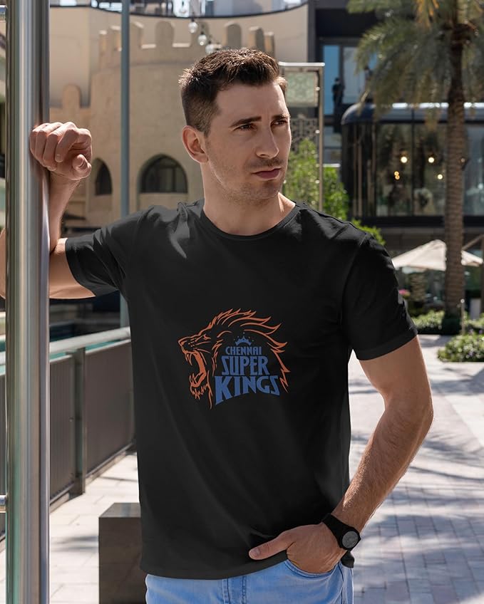 Chennai Super Kings Printed T-Shirt – Roar with the Pride of CSK