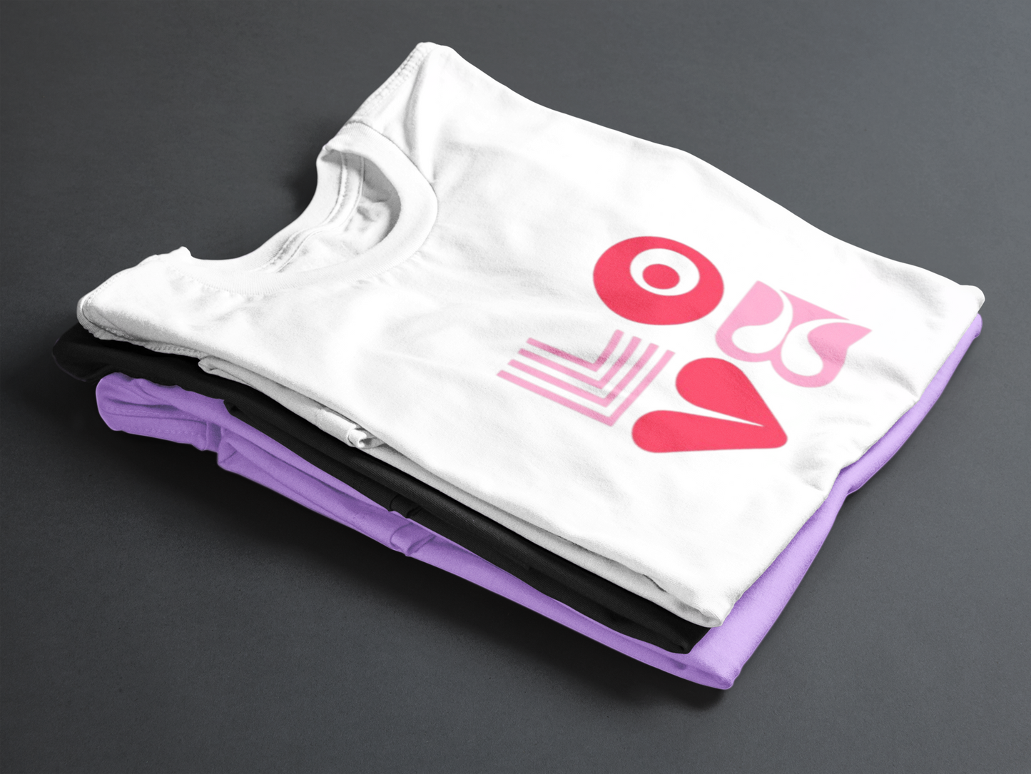 Retro LOVE Graphic Printed T-Shirt
