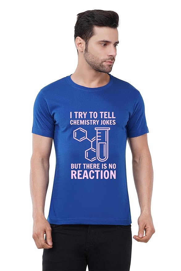 Men Regular Chemistry Joke Graphic T-Shirt