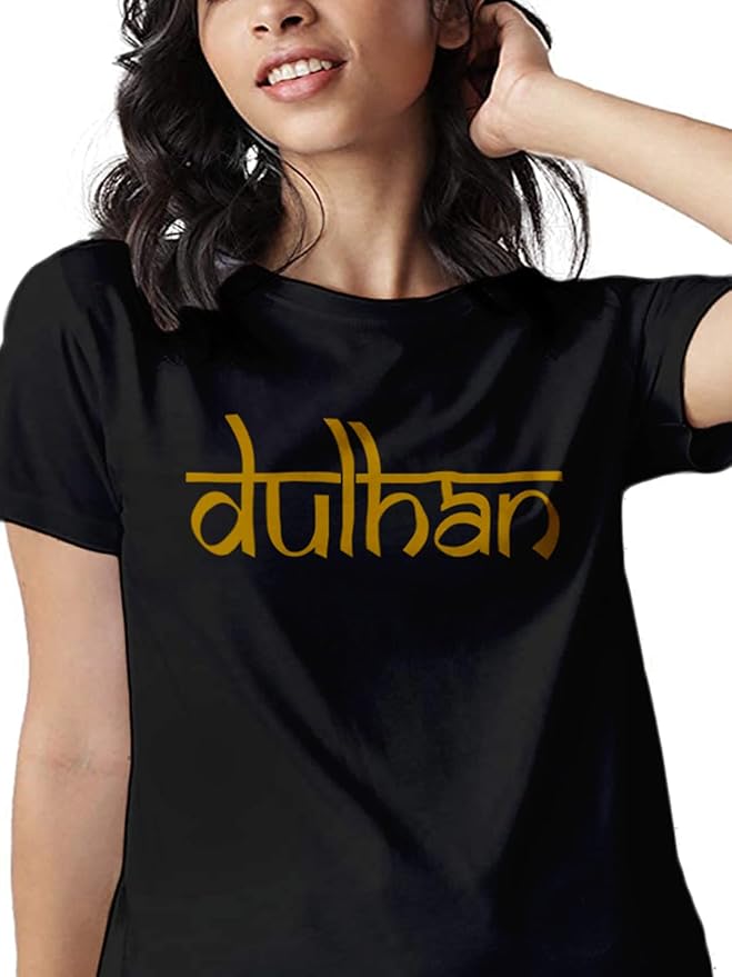 “Dulhan” Typography T-Shirt – PD Clori Bridal Celebration Edition