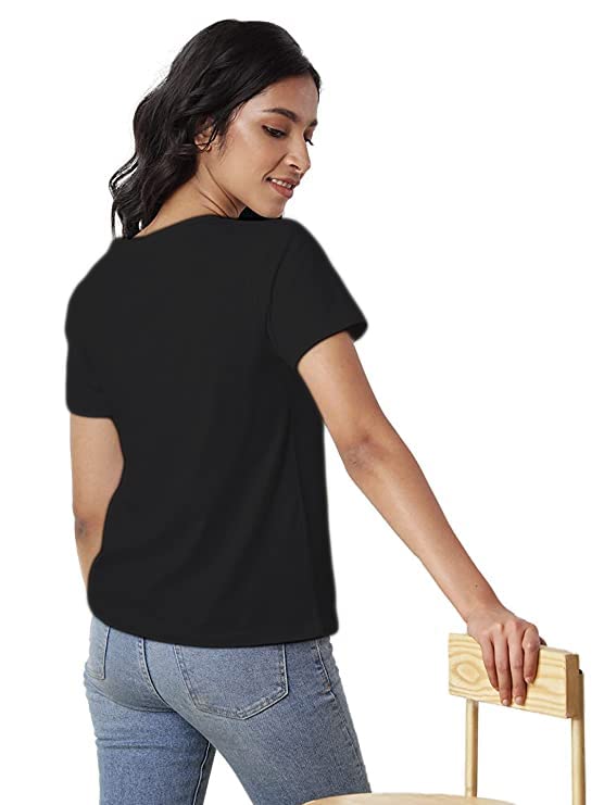 Women’s White “Panda” Cute Cartoon Graphic T-Shirt