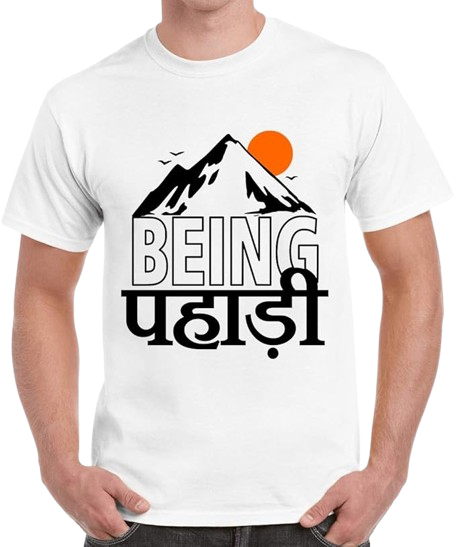 Being Pahadi Graphic Print Men’s T-Shirt