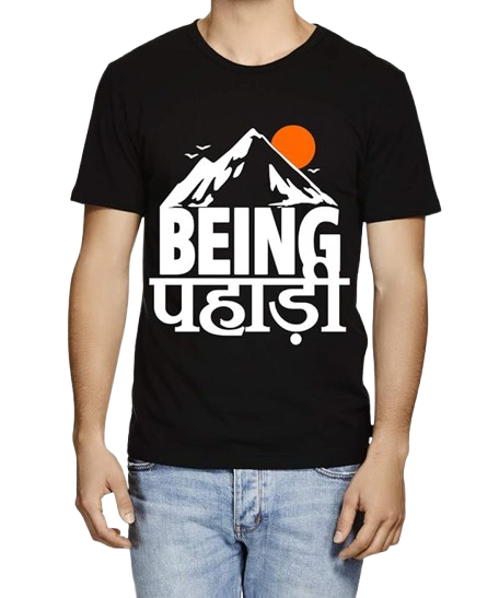 Being Pahadi Graphic Print Men’s T-Shirt