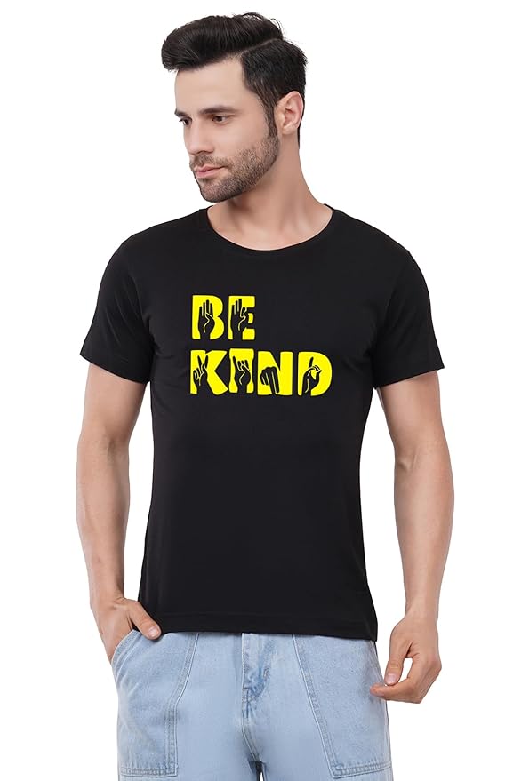 “Be Kind” ASL Graphic Men’s T‑Shirt