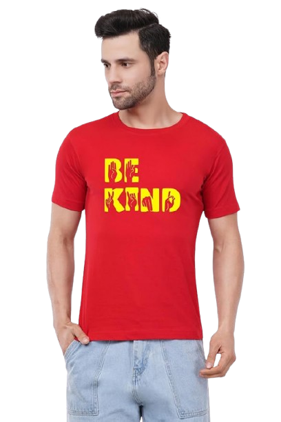 Be Kind Graphic Print Men’s T-Shirt