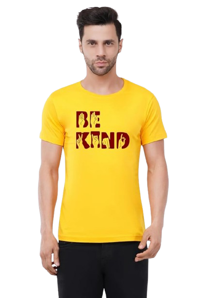 Be Kind Graphic Print Men’s T-Shirt