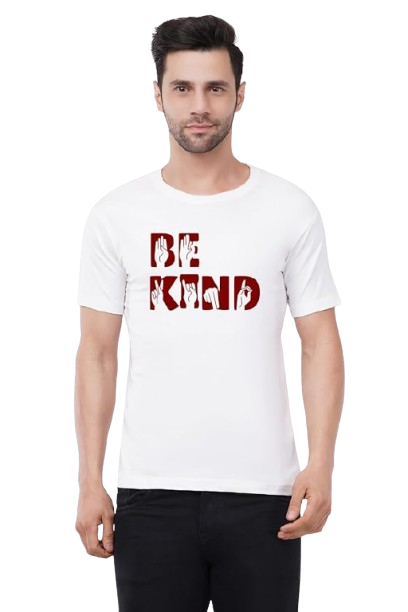 Be Kind Graphic Print Men’s T-Shirt