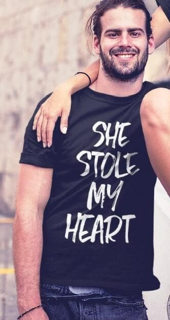 She Stole My Heart & I’m Keeping It Couple T-Shirt Set