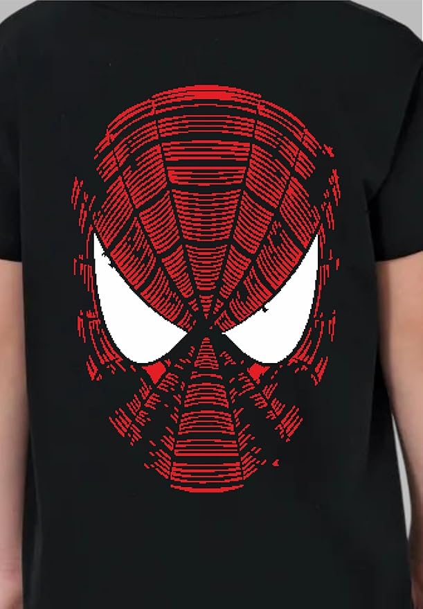 Spiderman Typography Graphic Oversized T-Shirt for Women