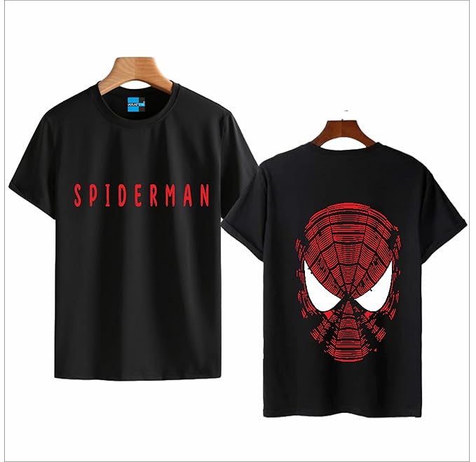 Spiderman Typography Graphic Oversized T-Shirt for Women