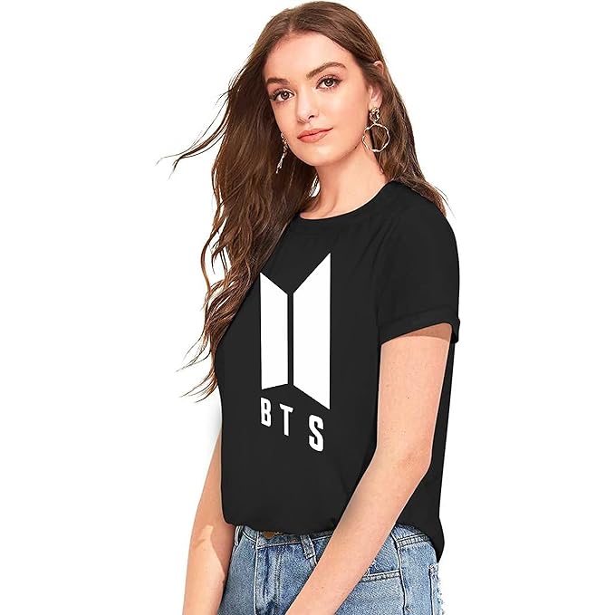 BTS Logo Printed T-Shirt – For True ARMY Fans