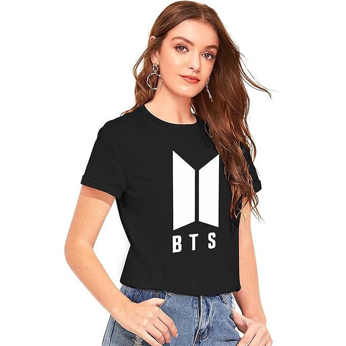 BTS Logo Printed T-Shirt – For True ARMY Fans