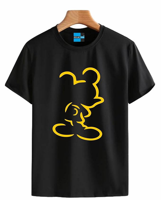 Mickey Outline Graphic Oversized T-Shirt