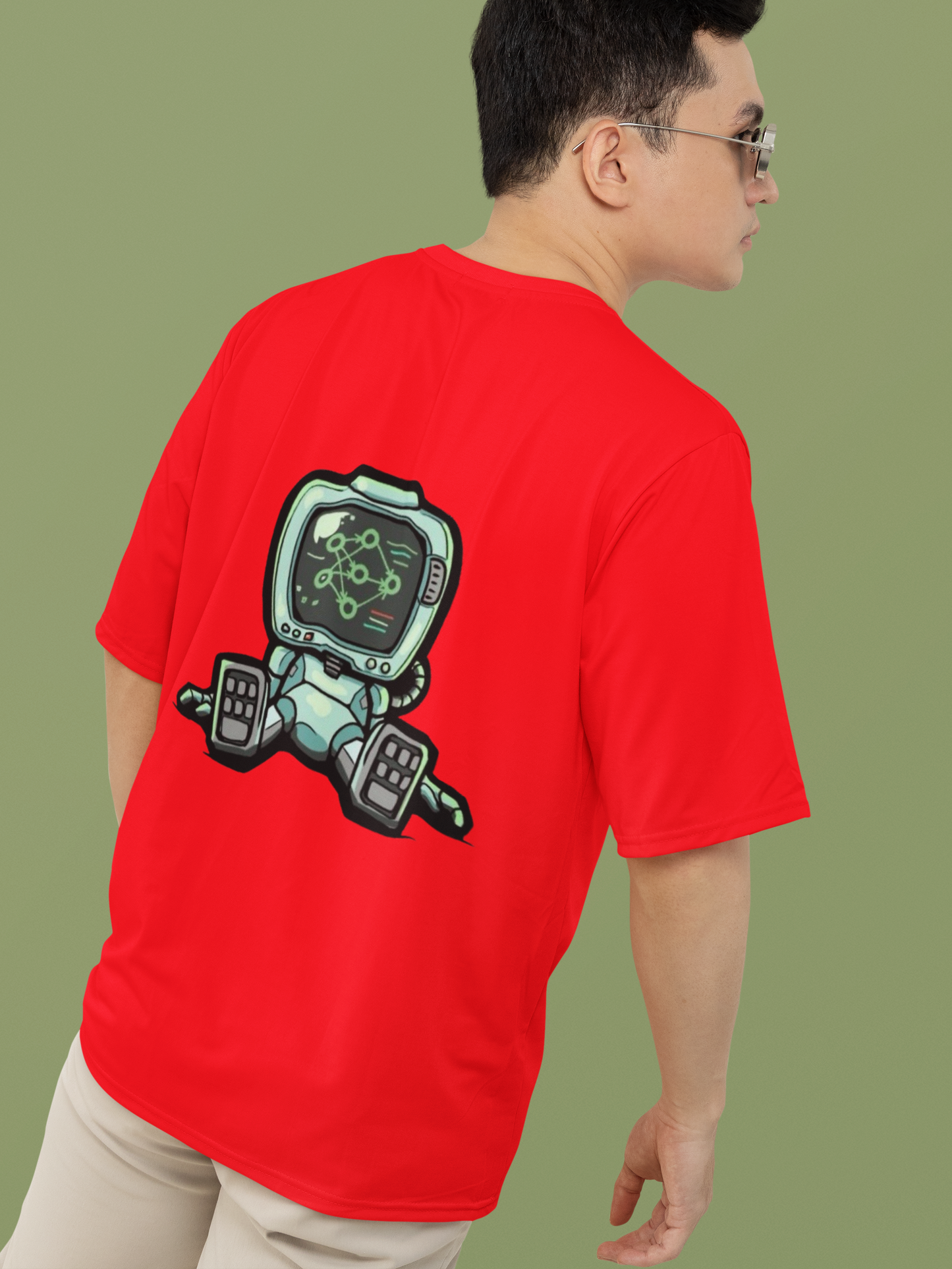 Men's Neon Yellow “ENGINEER” Graphic T-Shirt – Tech-Inspired Casual Wear
