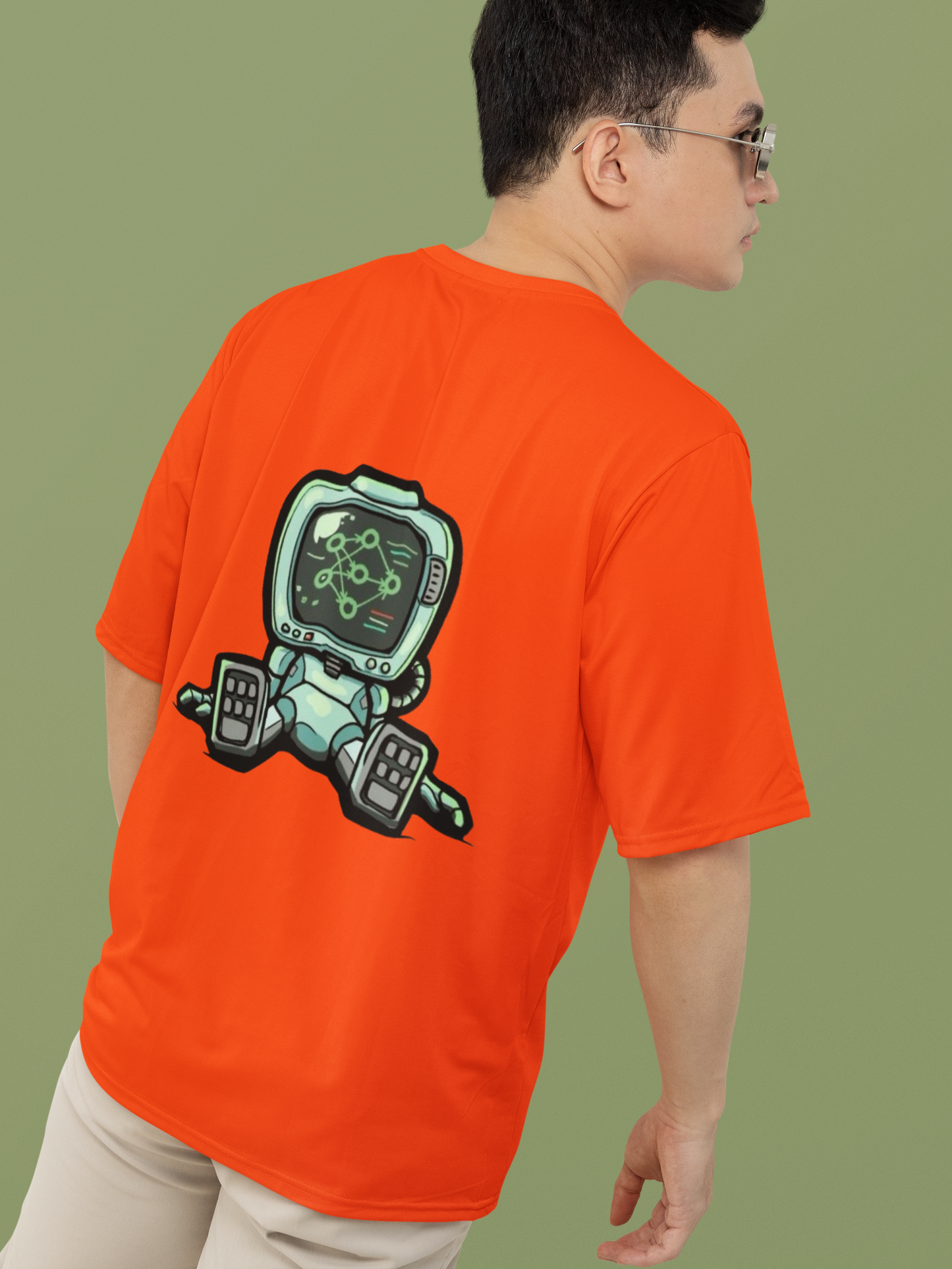 Men's Neon Yellow “ENGINEER” Graphic T-Shirt – Tech-Inspired Casual Wear