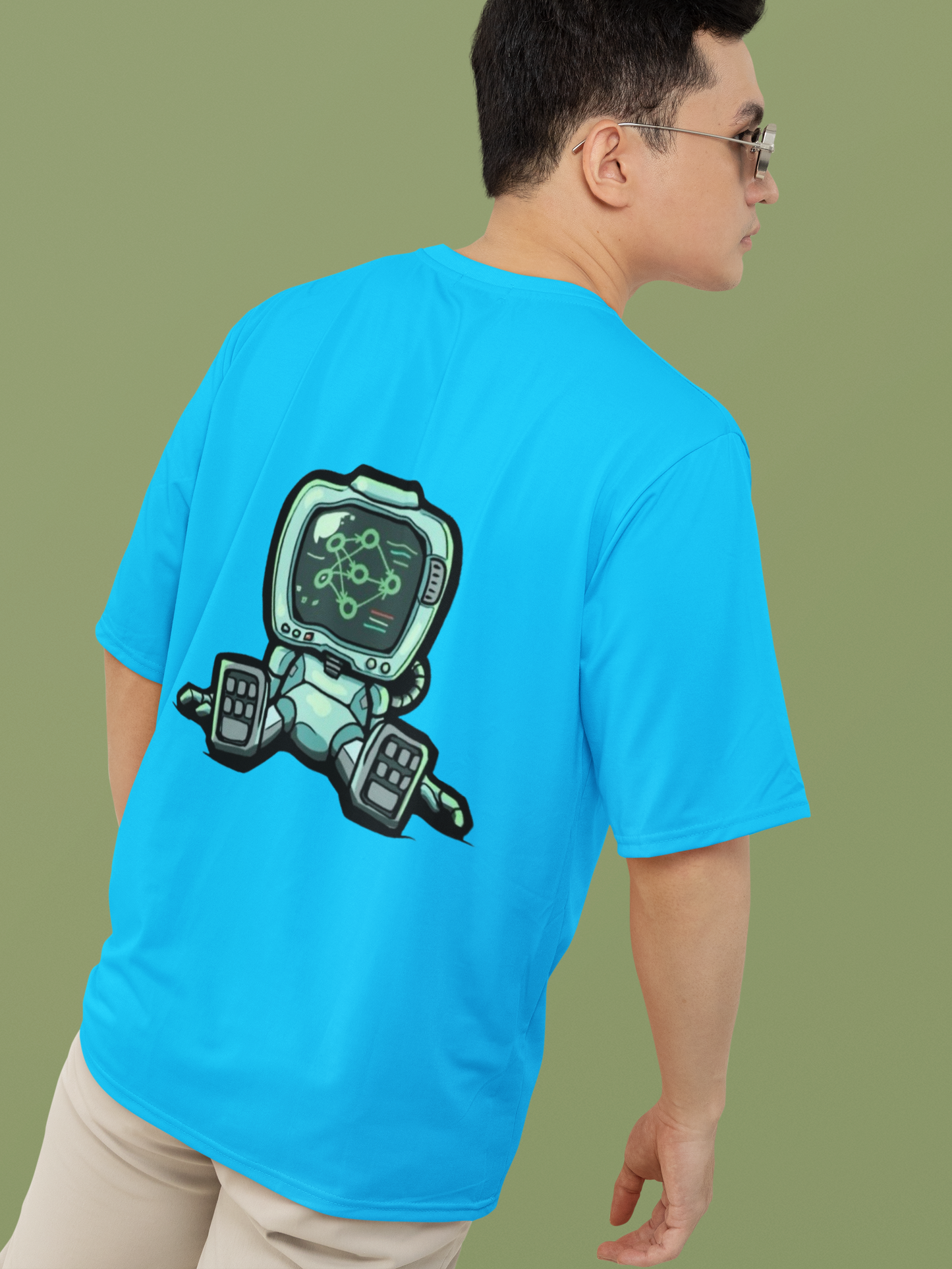 Men's Neon Yellow “ENGINEER” Graphic T-Shirt – Tech-Inspired Casual Wear