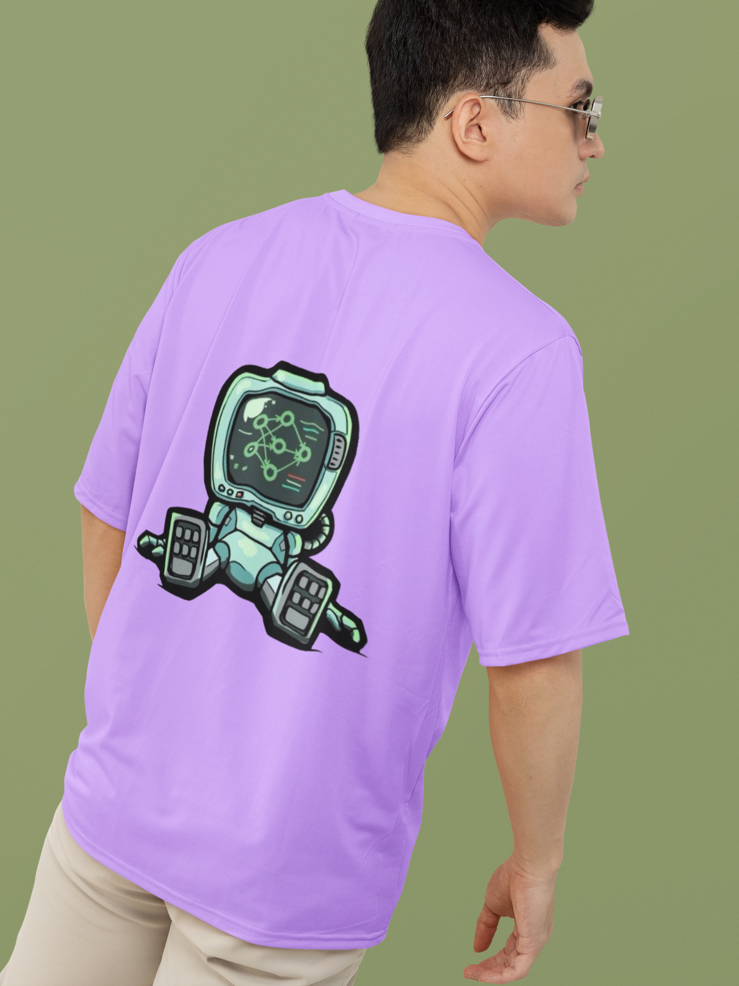 Men's Neon Yellow “ENGINEER” Graphic T-Shirt – Tech-Inspired Casual Wear