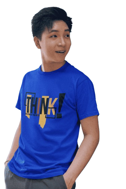 Think Outside the Box Graphic T-Shirt – White