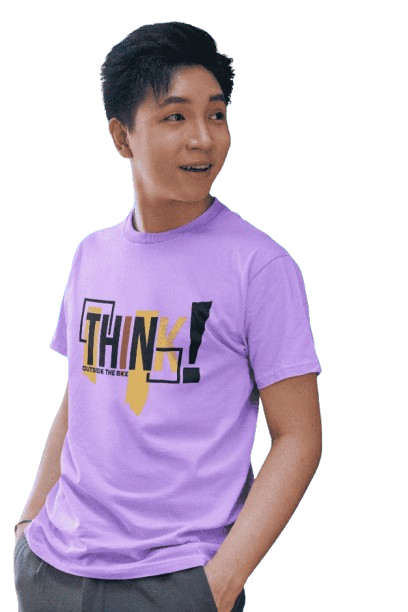 Think Outside the Box Graphic T-Shirt – White