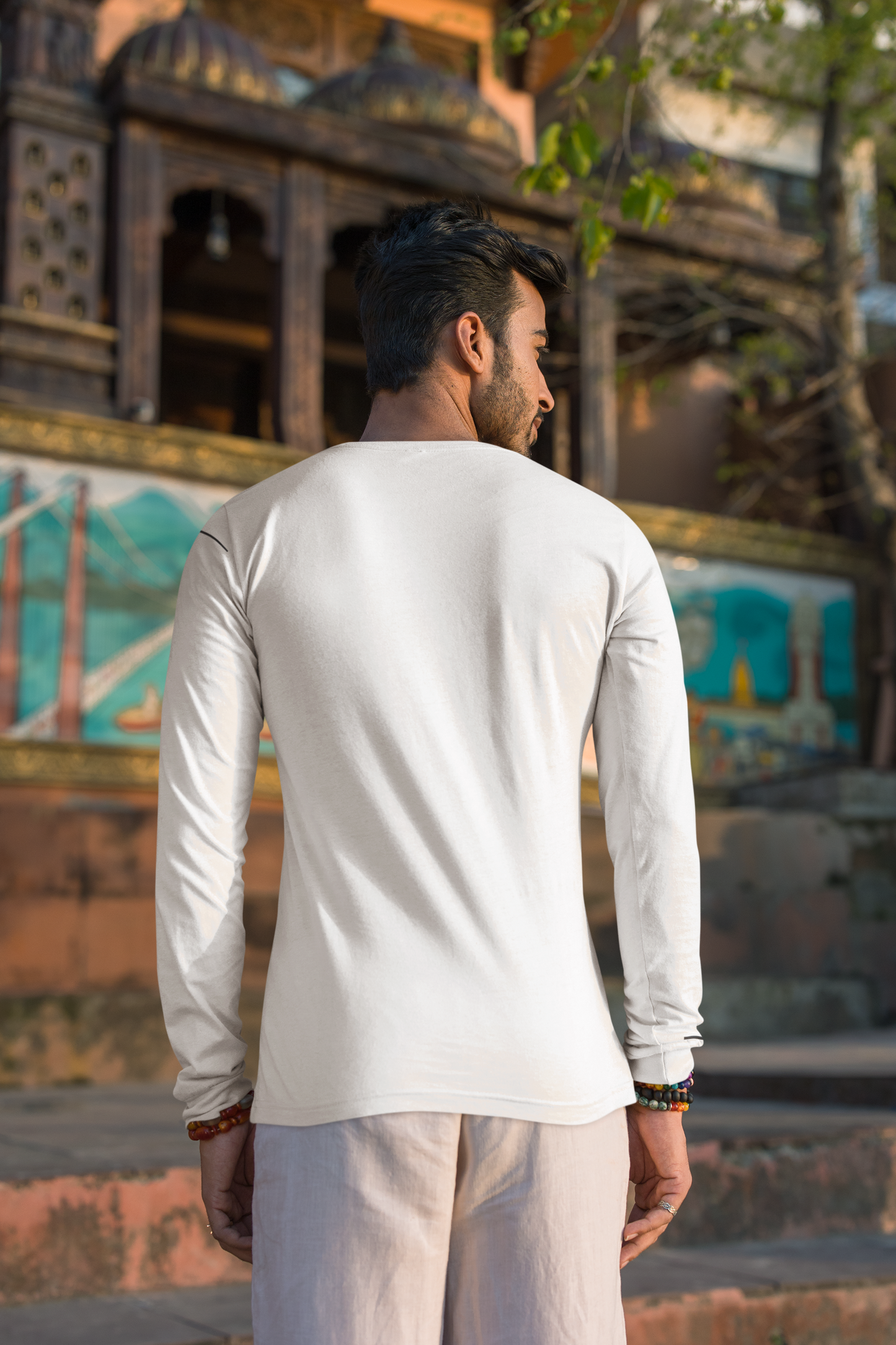 Classic Men's Plain White T-Shirt