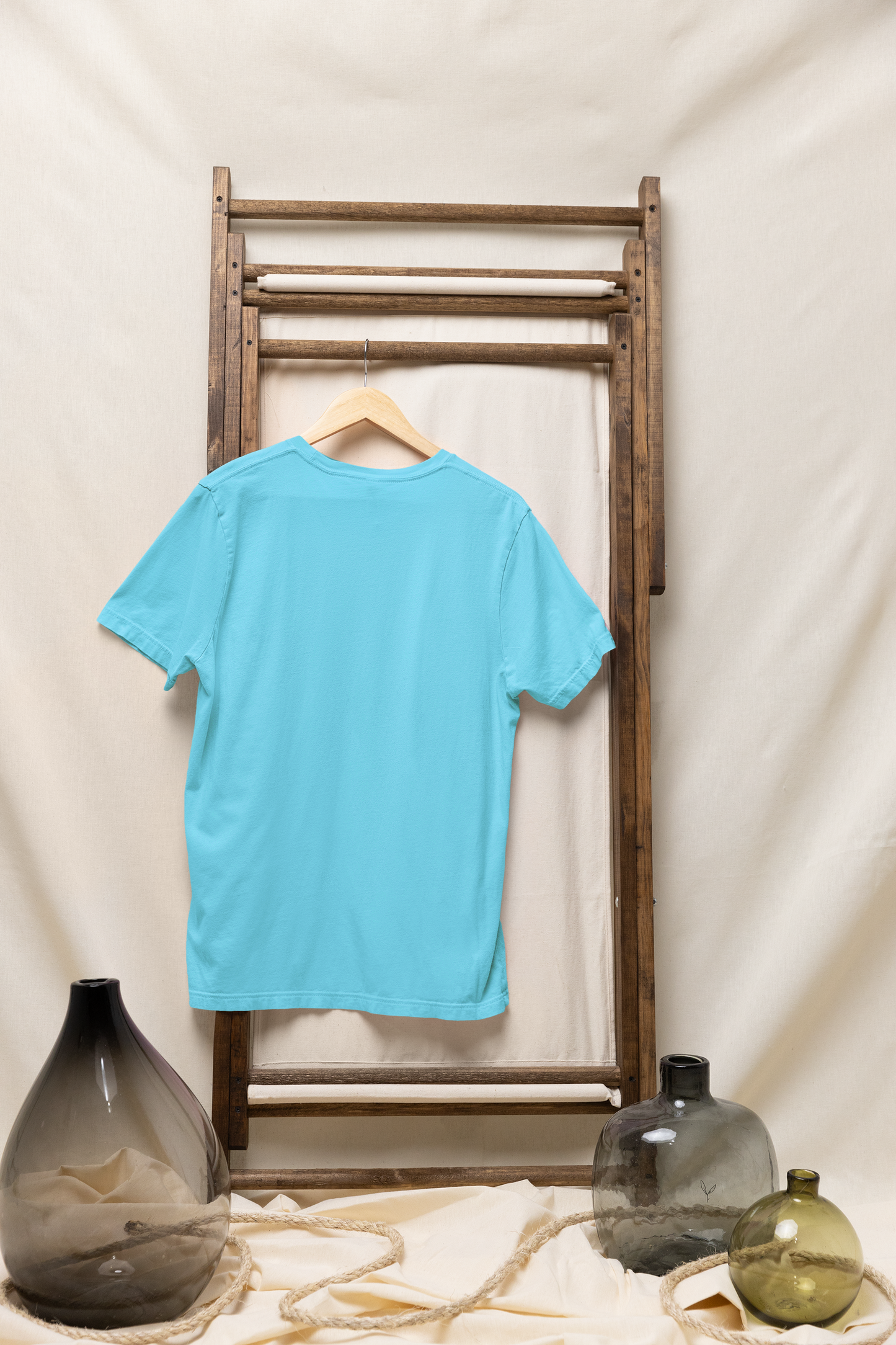 "Joy in Little Things" Comic Style Blue T-Shirt