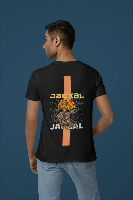 Jackal Graphic Regular Men’s Cotton T-Shirt – Wild Style Casual Tee