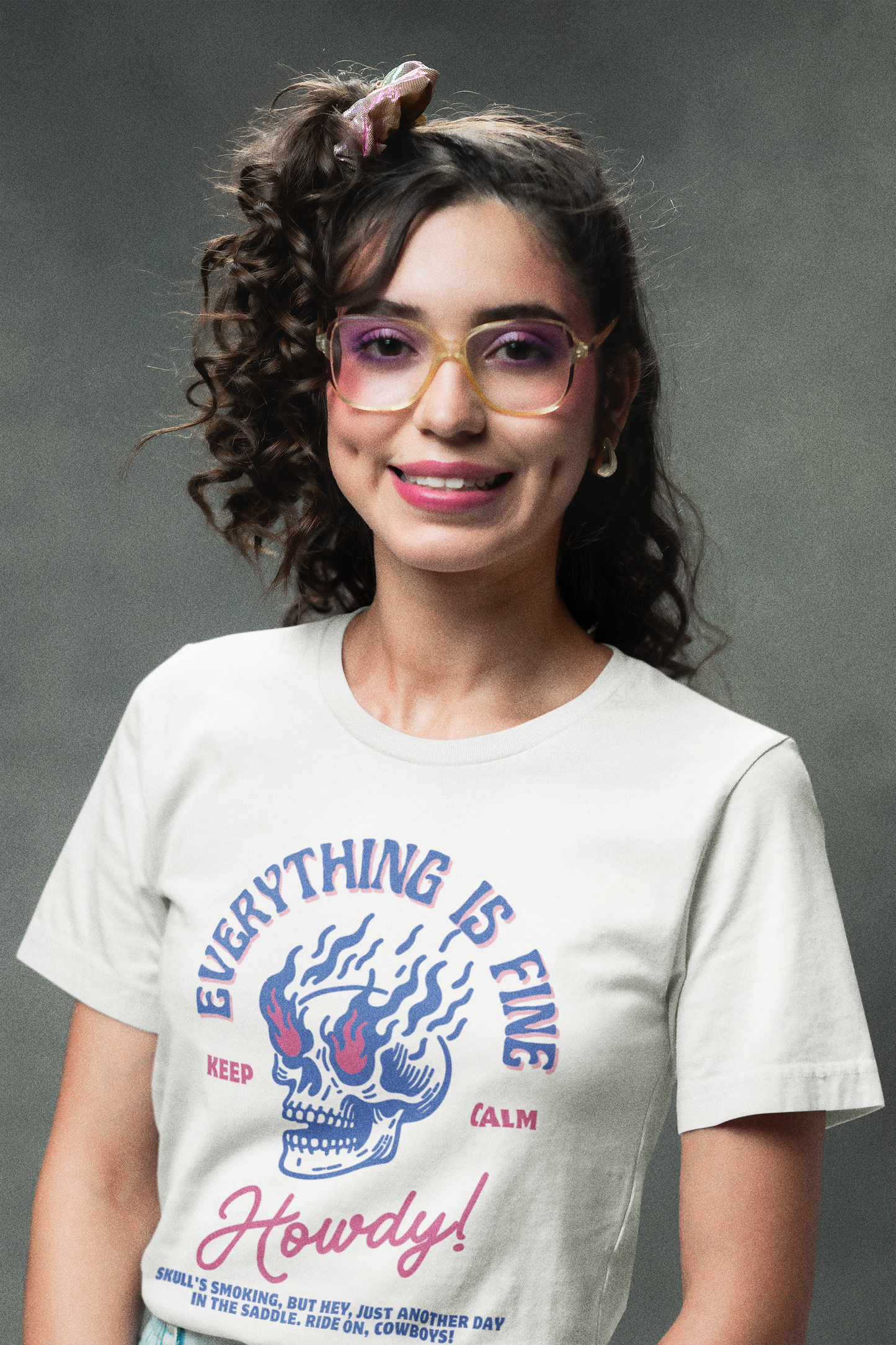 Everything is Fine Cotton Women's Cotton T-shirt