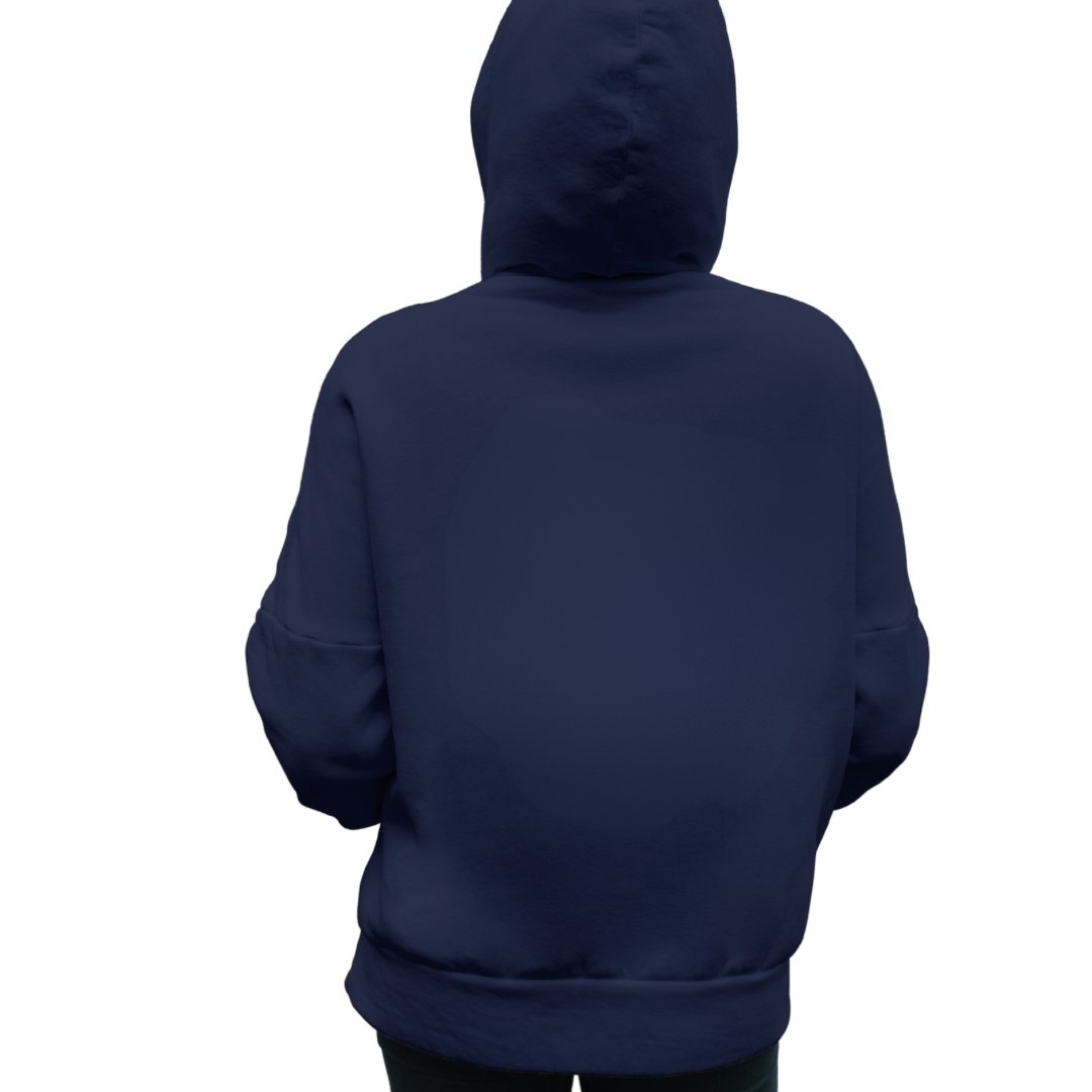 Blue and Green Combo Cotton Hooded Sweatshirt - Clori