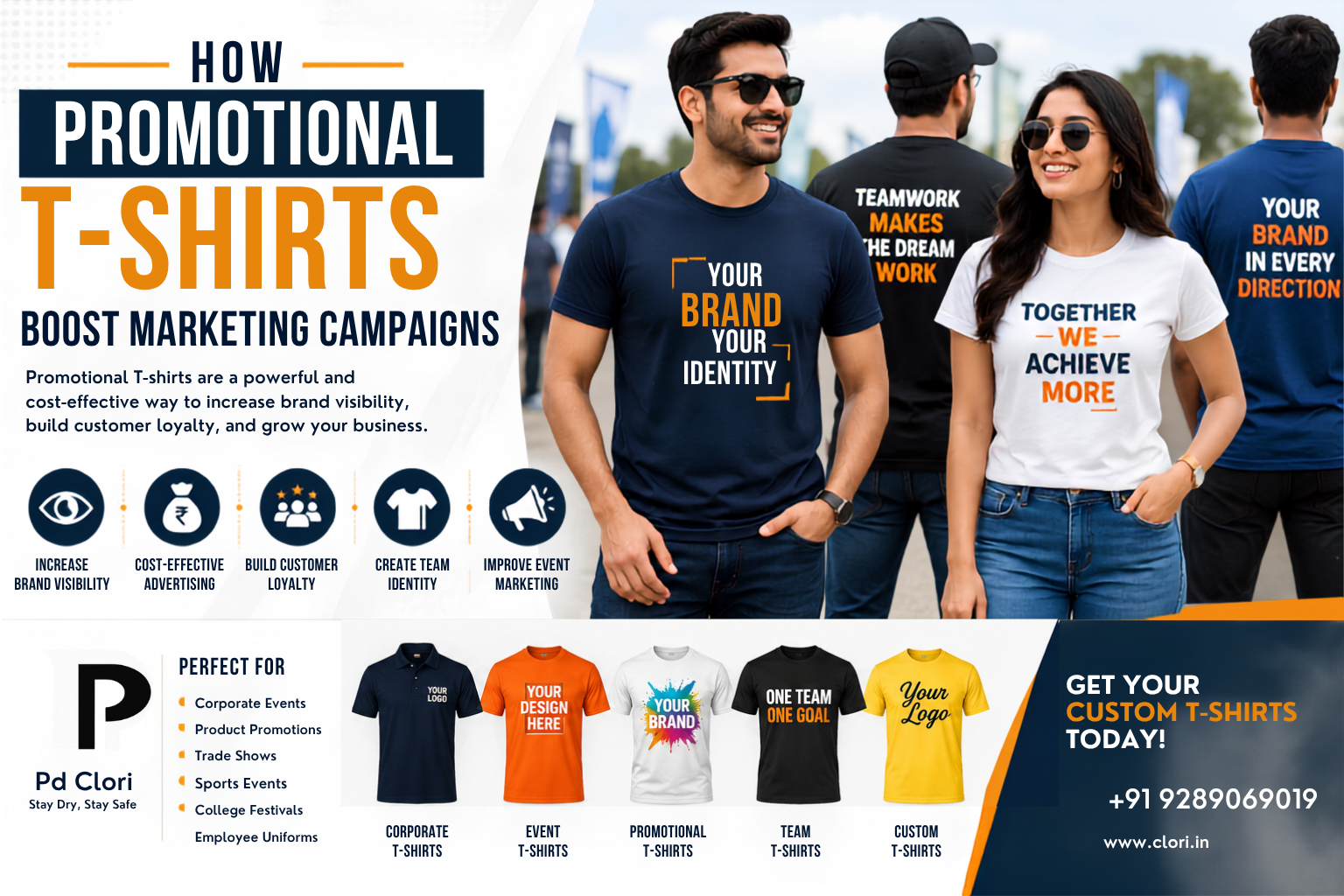 How Promotional T-Shirts Boost Marketing Campaigns