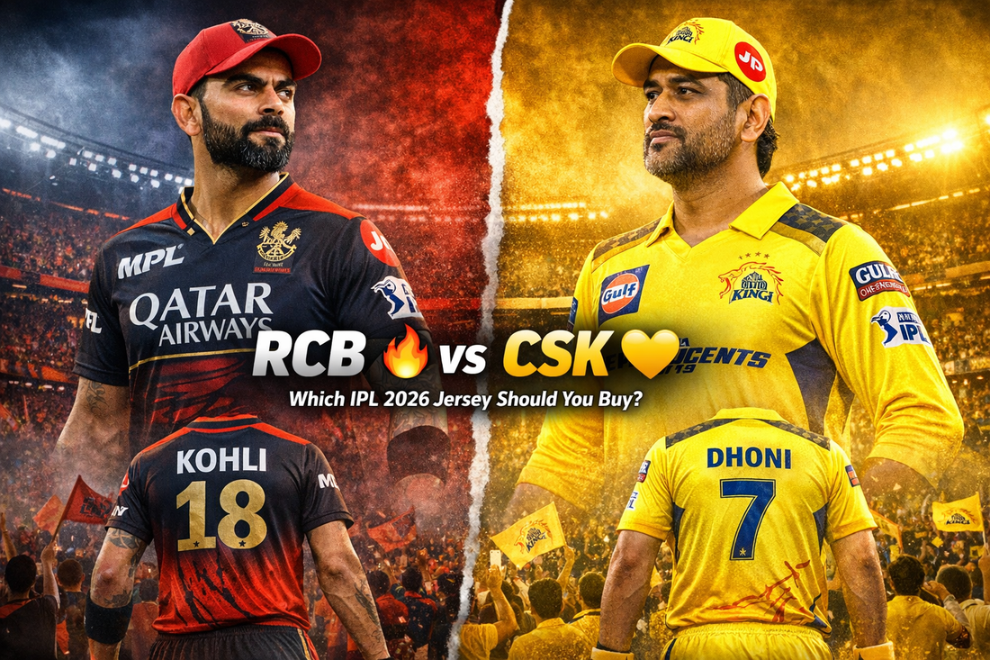 RCB vs CSK Jersey – Which IPL 2026 Jersey Should You Buy?