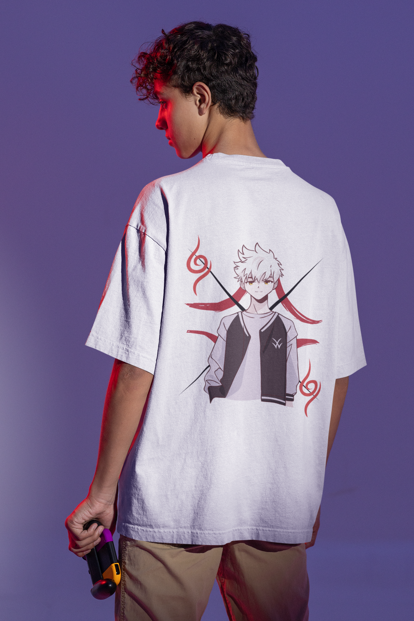 Anime Oversized Men's Cotton T-shirt