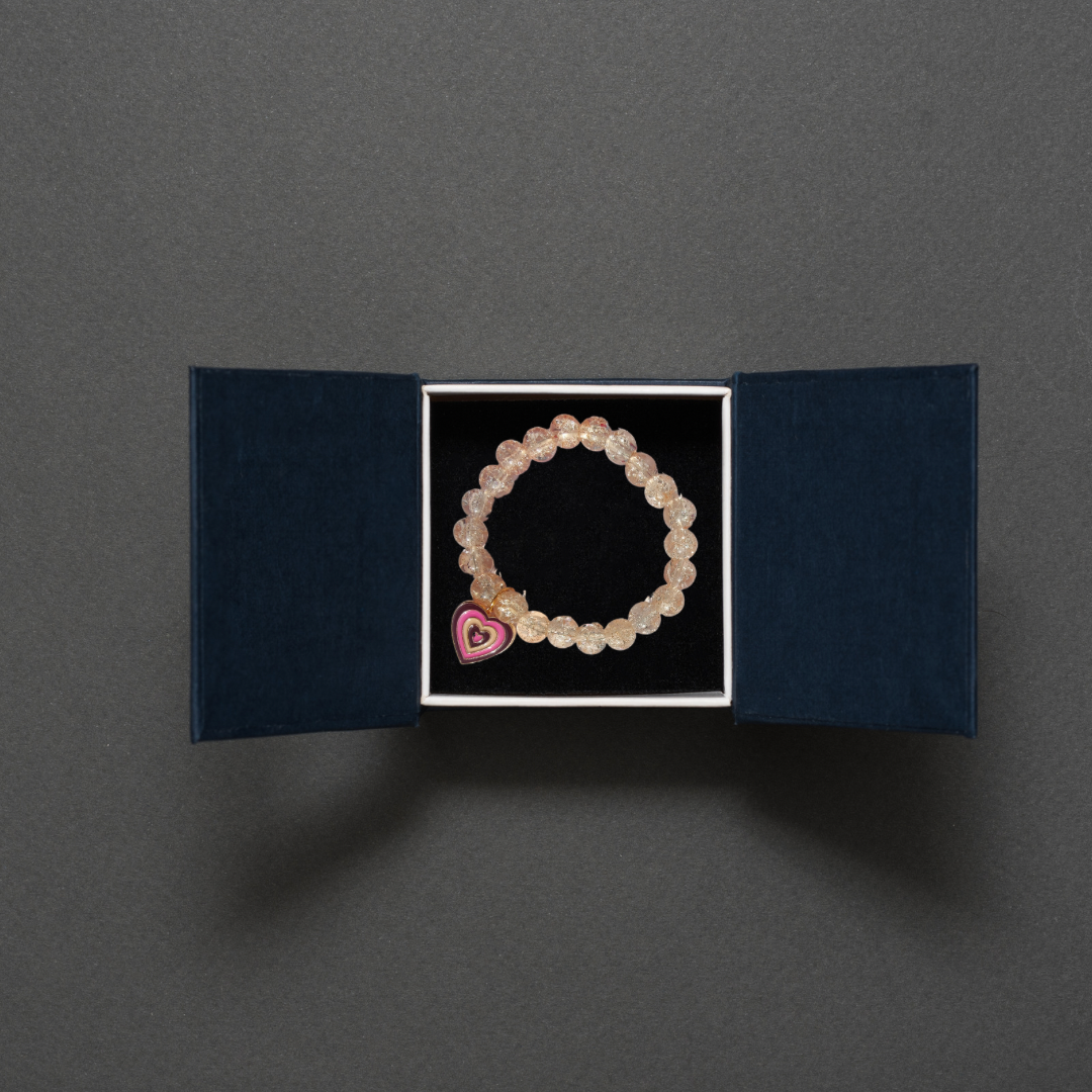 Heart Sparkling Crystal Bracelet - Clori