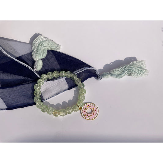 Donut Sparkling Crystal Bracelet - Clori