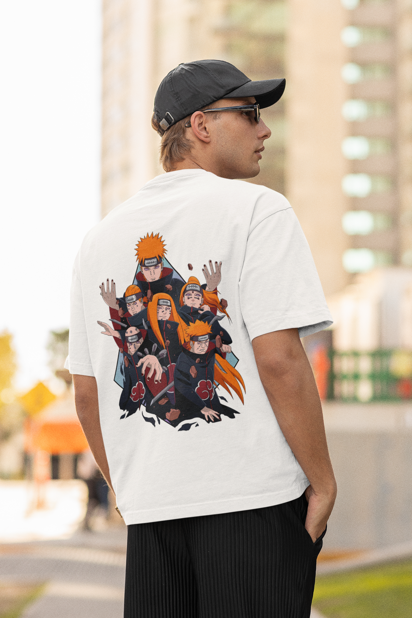 Anime Oversized Men's Cotton T-shirt