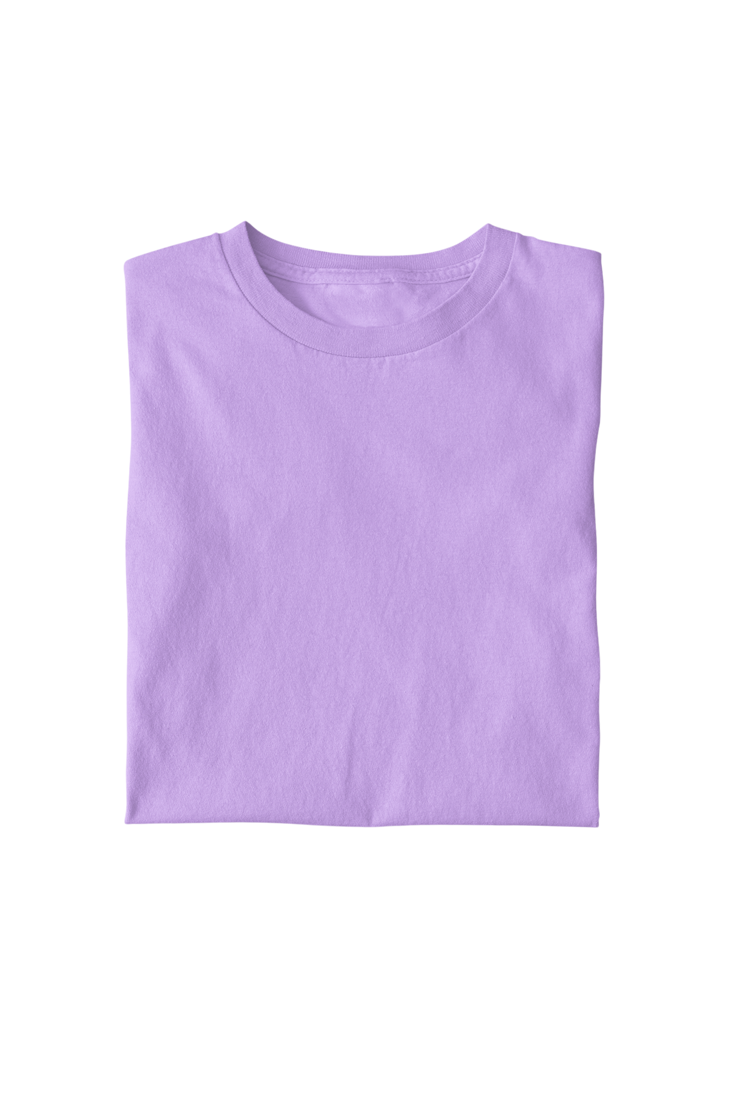 Solid Lavender Regular Men's Cotton T-shirt