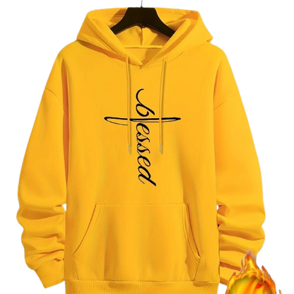 women's cotton printed  hoodie