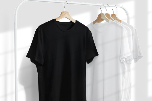 Solid Black Regular Men's Cotton T-shirt